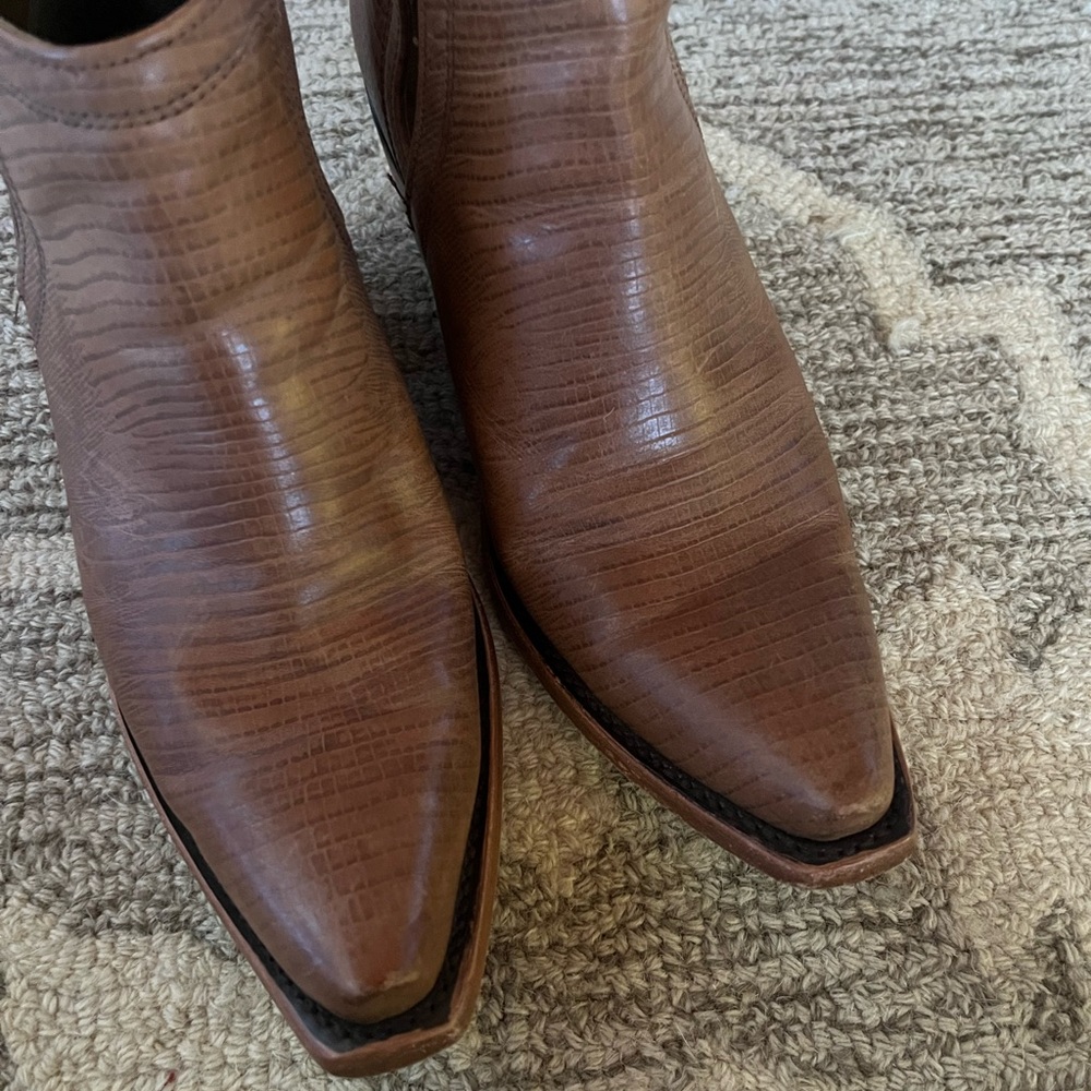 Ariat | Dixon Brown Leather Ankle Boots 8.5 - Picture 7 of 11